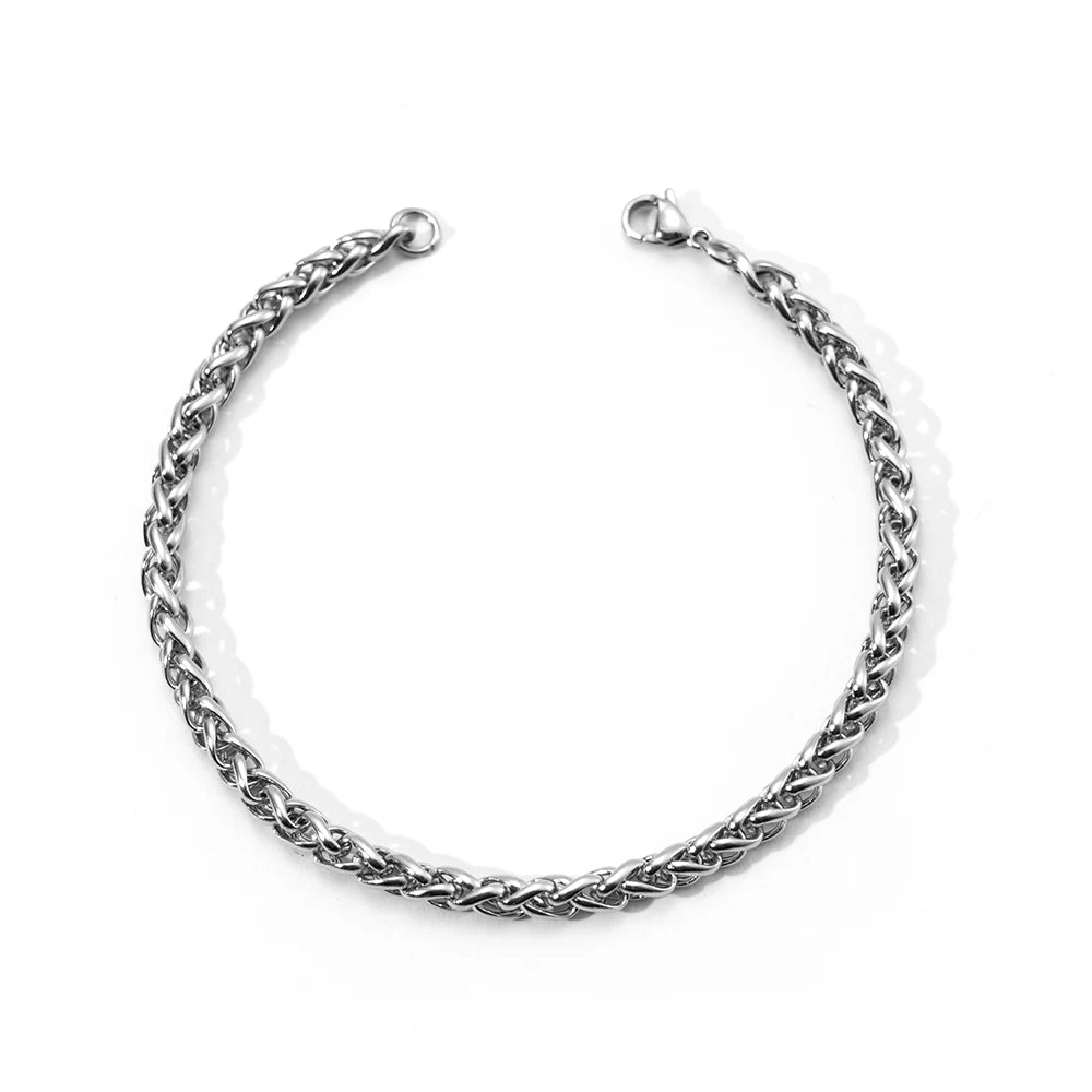 Cuban Chain Bracelets Stainless Steel Bracelet Chain