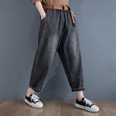 Mom Jeans Loose Wide Leg Boyfriend Jeans Streetwear Pants