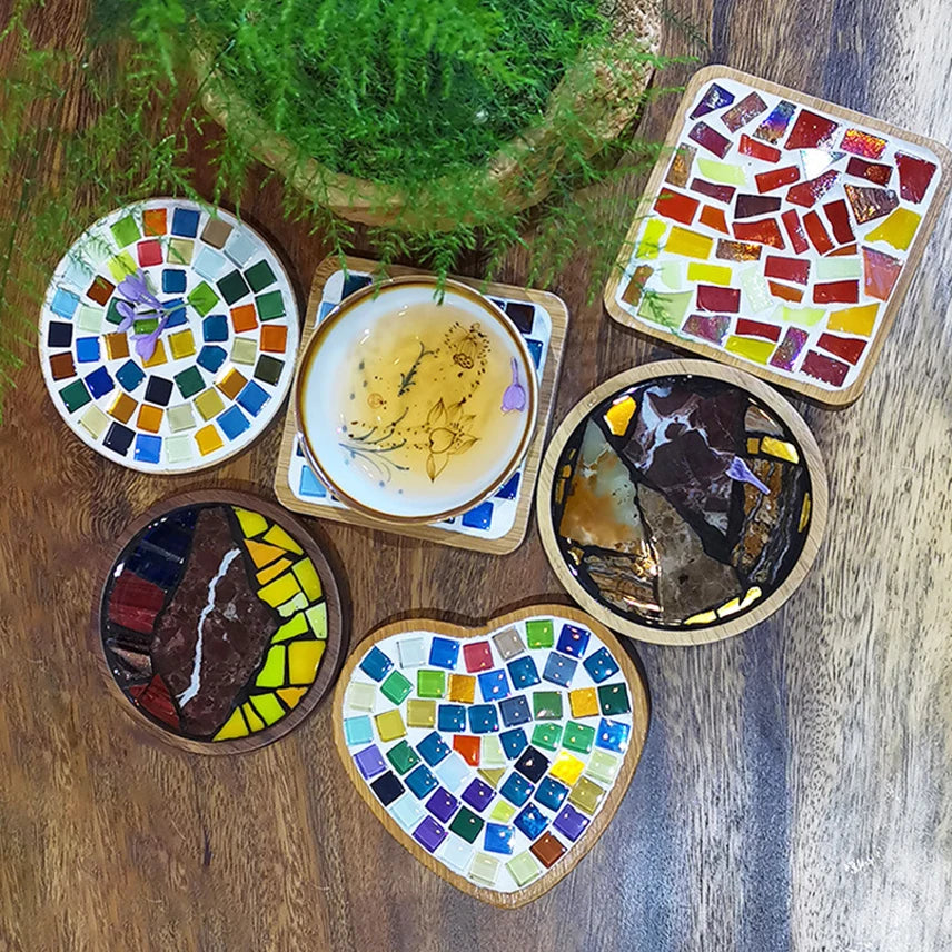 Handmade Creative Material For Mosaic Cup Mat Placemat