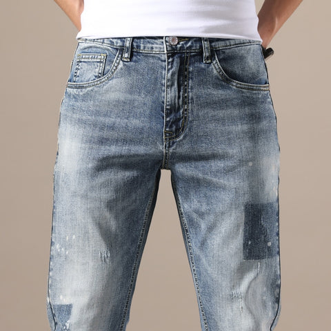 Stretch Skinny Jeans Fashion Casual Slim Fit Denim Trousers