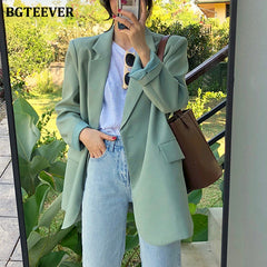 Chic Loose Jacket Women Blazer Outwear