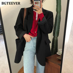 Chic Loose Jacket Women Blazer Outwear