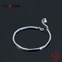 Fine Silver Jewelry Special Chain Minimalist Bracelets