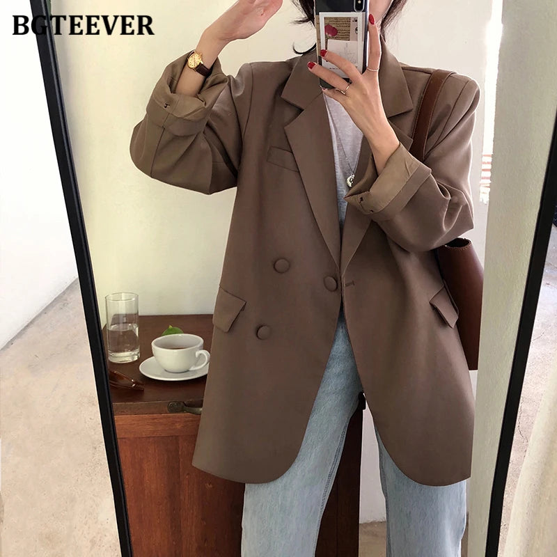 Chic Loose Jacket Women Blazer Outwear