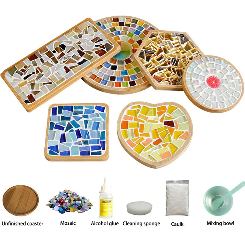 Handmade Creative Material For Mosaic Cup Mat Placemat