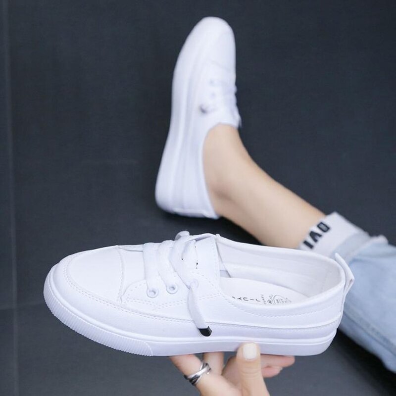 Platform Sneakers Women Shoes Walking Flat Slip On Loafers