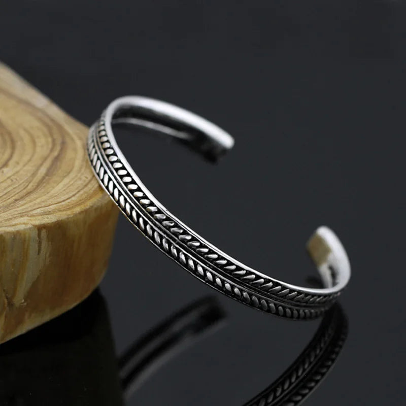 Classic Men's Leather Bracelet Style Fashion Jewelry