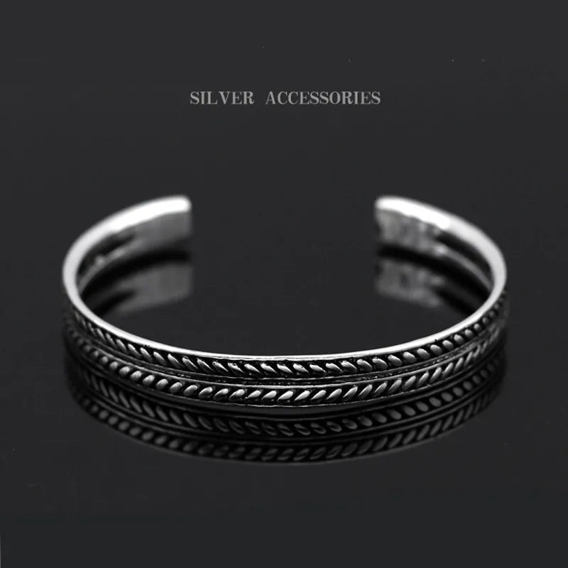 Classic Men's Leather Bracelet Style Fashion Jewelry