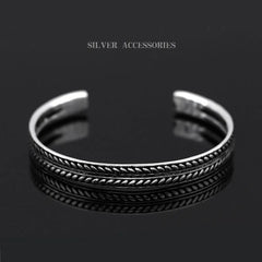 Classic Men's Leather Bracelet Style Fashion Jewelry