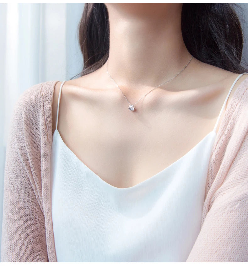 Silver Chain Necklace Fashion Minimalist Jewelry