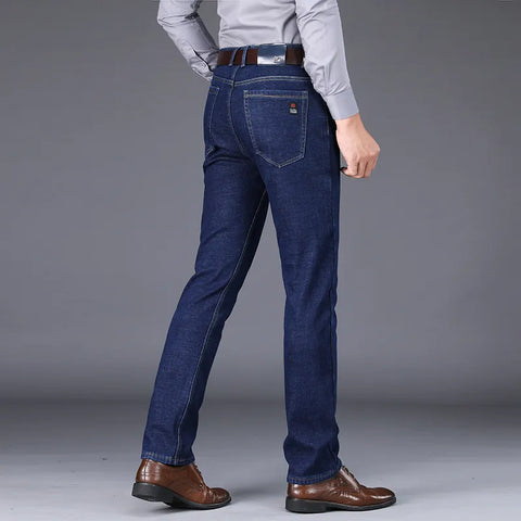 Jeans Casual Fashion Business Slim Stretch