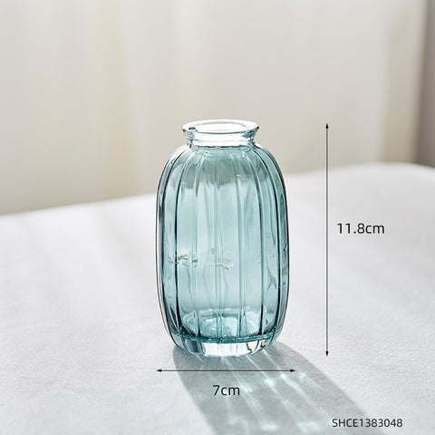 Nordic Clear Glass Vase Modern Home Decoration