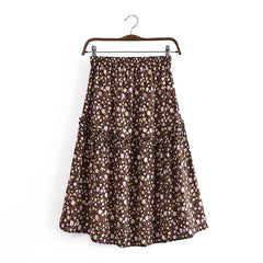 Fashion Hippie Boho Bohemian Floral Printed Rayon Mini Skirts