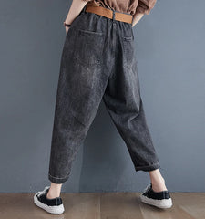 Mom Jeans Loose Wide Leg Boyfriend Jeans Streetwear Pants