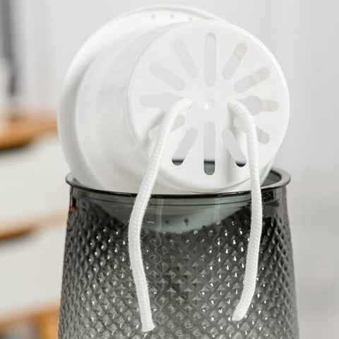 1Pc Self Watering Planter Pots Plastic Mini Round Design