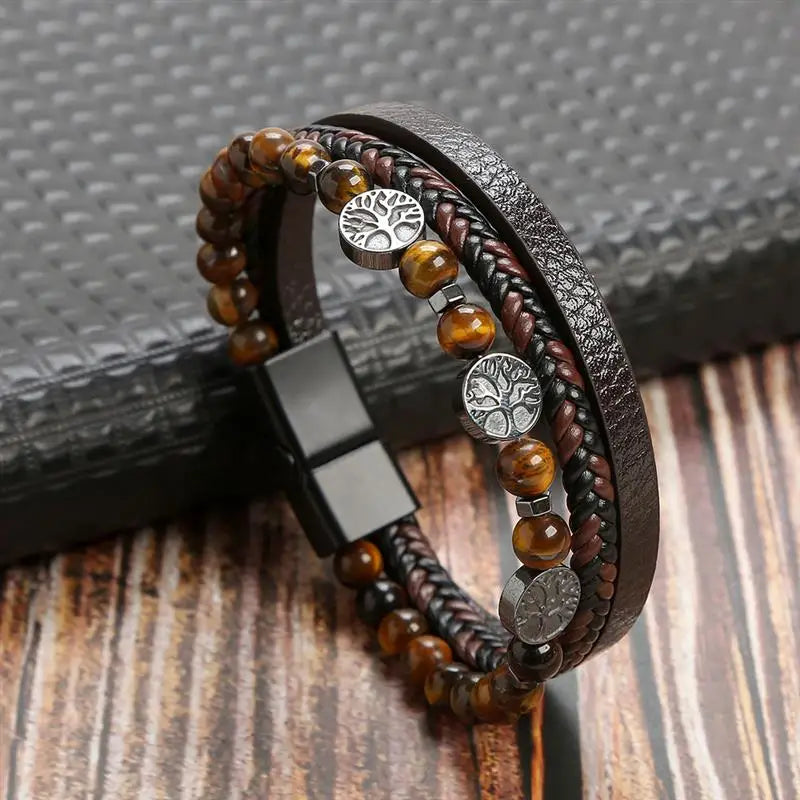 Classic New Leather Bracelet For Men Fashion Jewelry