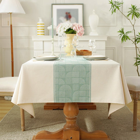 Floral Pattern Waterproof Tablecloth home Decoration