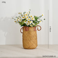 Creative Rattan Vase Bamboo Basket Decoration Vase Flower