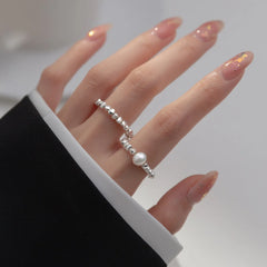 Adjustable Stretch Cord Women Ring