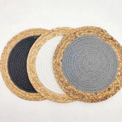 Handmade Boho Placemats Water Straw Woven Style