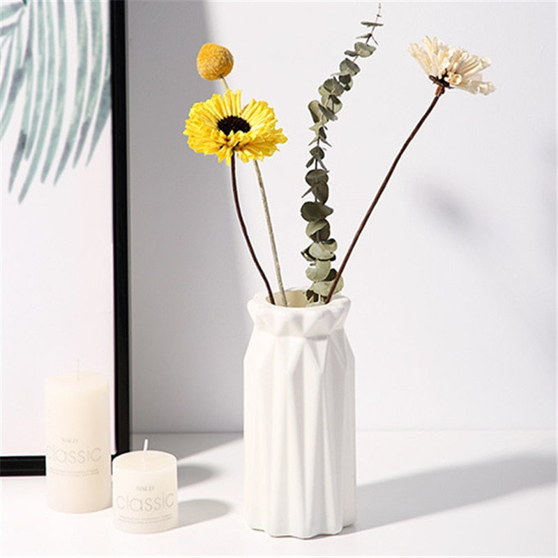 Home Nordic Plastic Vase Simple Small Fresh Flower Pot