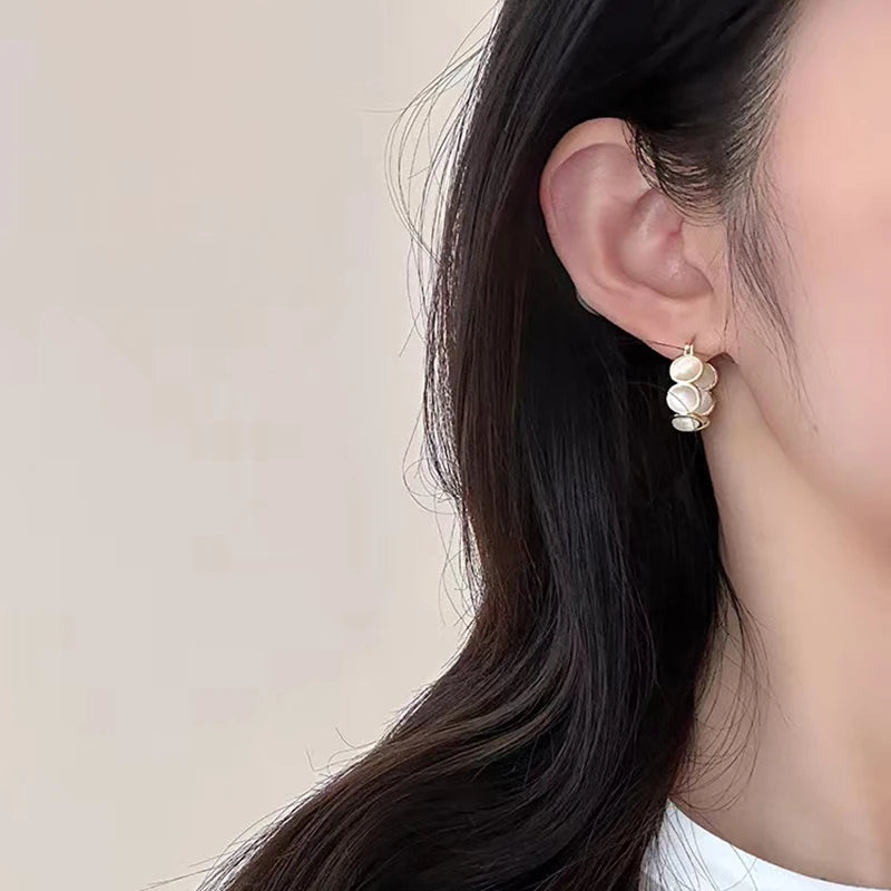 Round Hoop Earrings for Women‘s Fashion Jewelry