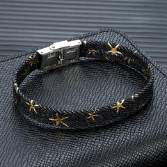 Star Denim Fabric Bracelets Casual Canvas Jewelry