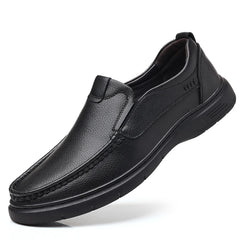 Mesh Breathable Dress Leather Shoes Summer Slip On Loafers