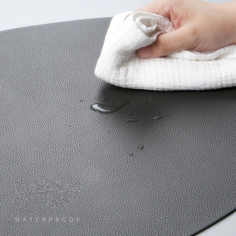 Placemat Table Mat Tableware Pad PU Leather