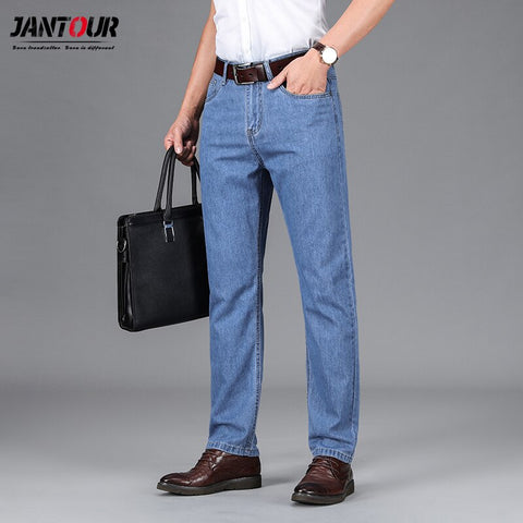 Men's Jeans Classic Thin Business Casual Advanced Stretch Fit