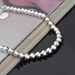 4MM Hollow Bead Chain Bracelet Jewelry