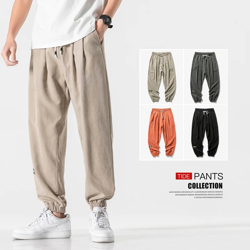 Plus Size Loose Casuals Pants Men Outdoor Sweatpants