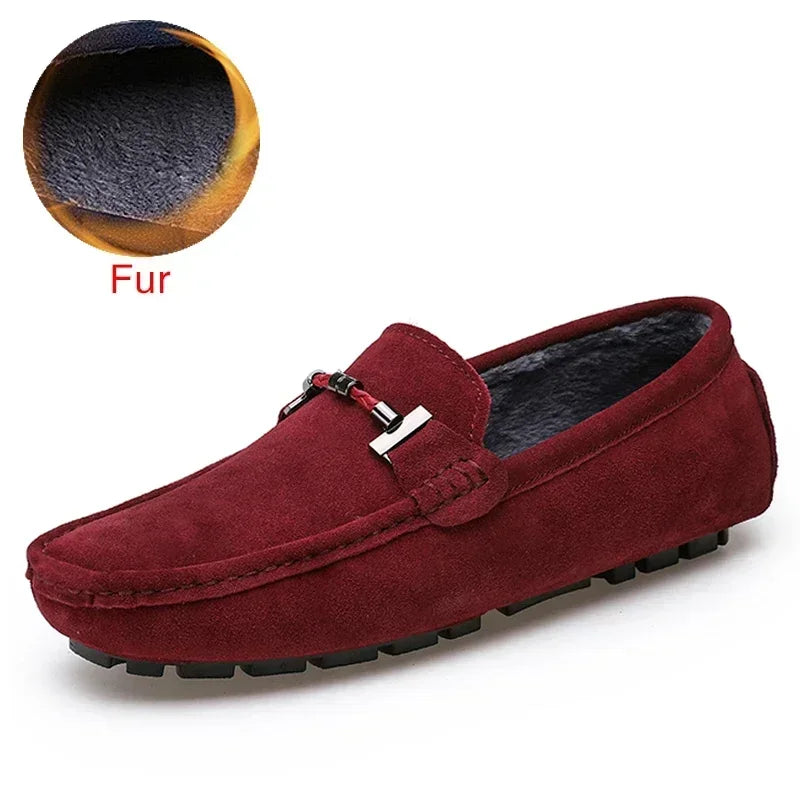 Trendy Men Casual Shoes Big Size Driving Loafers Breathable