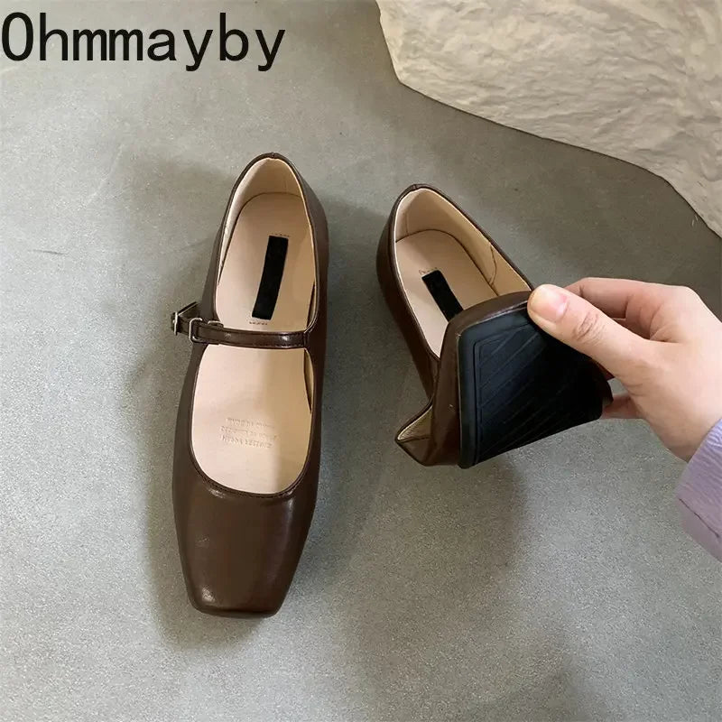 ingle Shoes Fashion Shallow Slip On Women Flat Shoes