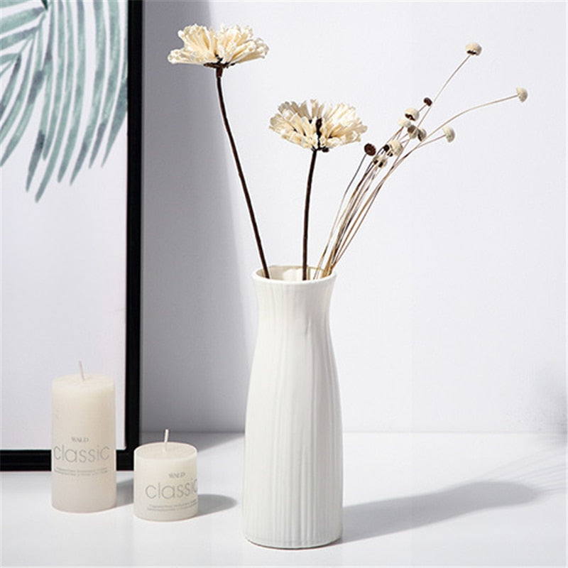 Home Nordic Plastic Vase Simple Small Fresh Flower Pot