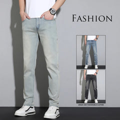 Fashion Men's Baggy Jeans Classic Retro Straight-leg Denim Pants