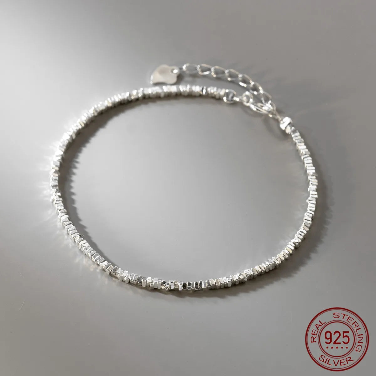 Simple Irregular Bracelets For Women Silver Sterling Jewelry