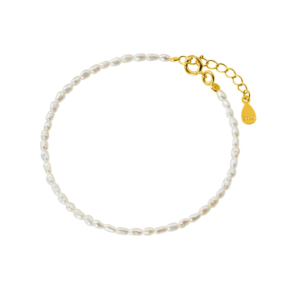 Irregular Pearl Bracelets For Women Silver Sterling Jewelry