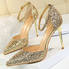 Summer Women High Heels Bling Sandals Bridal Shoes