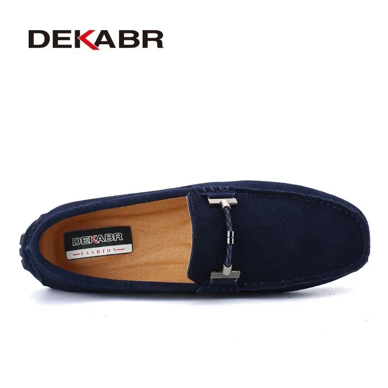Trendy Men Casual Shoes Big Size Driving Loafers Breathable