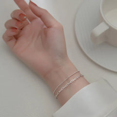 Retro Layer Bracelets For Sterling Jewelry Fine Bracelet Buckle