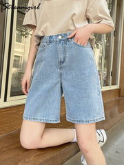 High Waisted Jeans Shorts Vintage Shorts Denim