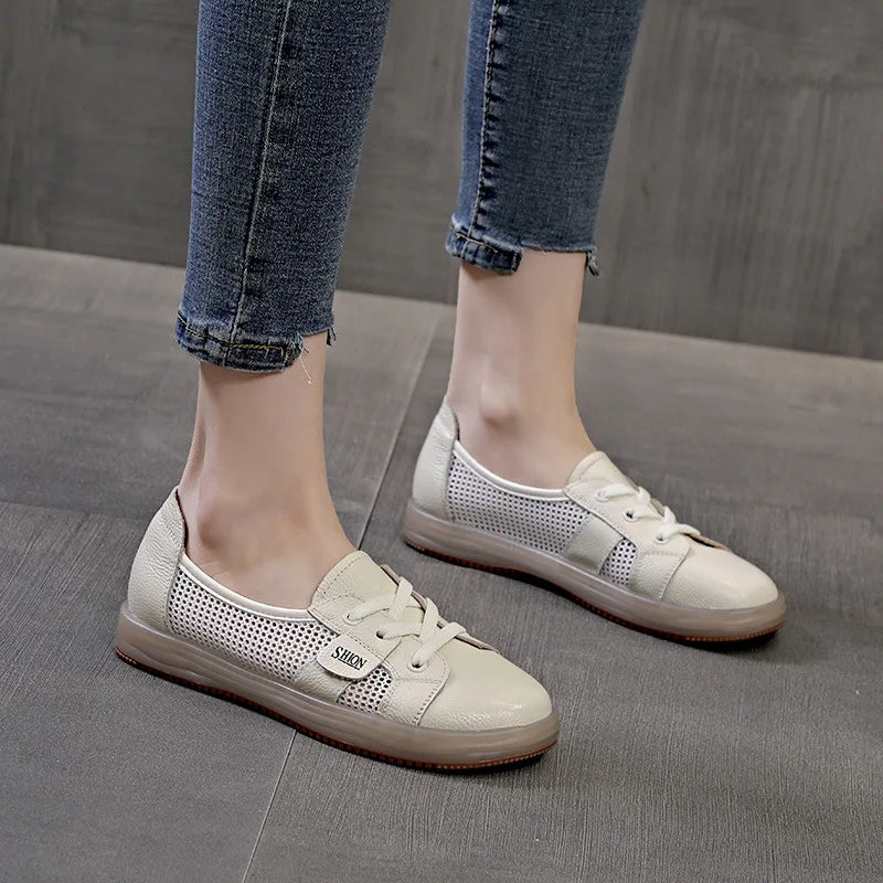 Women Mesh Sneakers Summer Breathable Casual Vulcanized Shoes