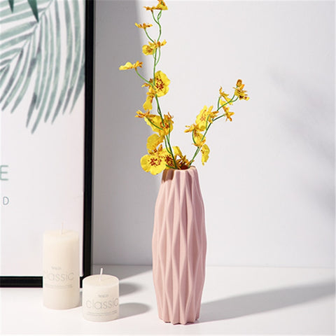 Home Nordic Plastic Vase Simple Small Fresh Flower Pot