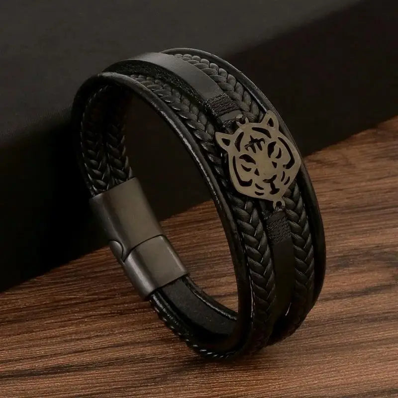 Classic New Leather Bracelet For Men Fashion Jewelry