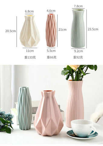 Modern Flower Vase Plastic Vase Flower Pot