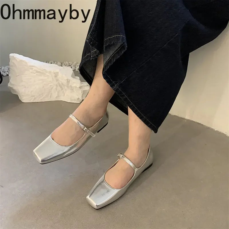 ingle Shoes Fashion Shallow Slip On Women Flat Shoes