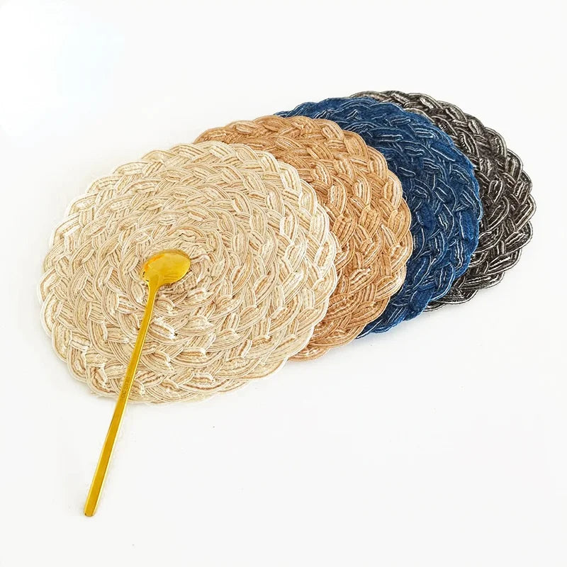 Woven Placemats Round Wicker Placemats