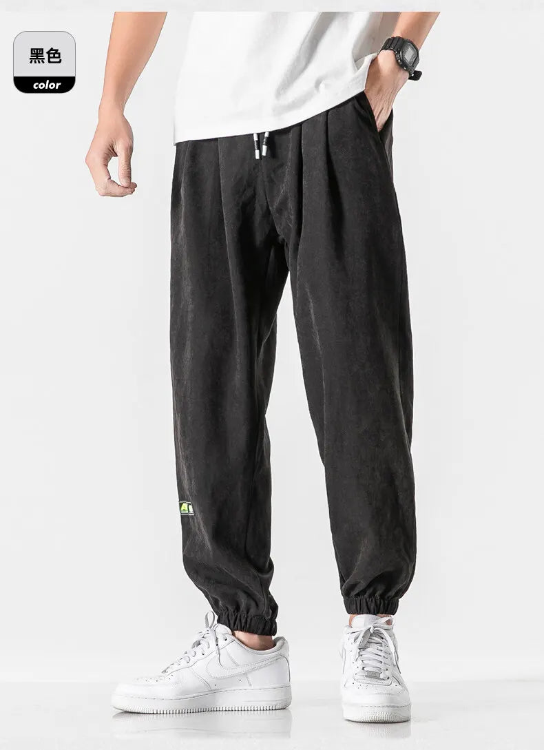 Plus Size Loose Casuals Pants Men Outdoor Sweatpants