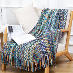 Blanket Boho Sofa Blanket Throw Knitted Blanket